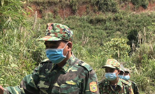 Lực lượng biên phòng Kon Tum tăng cường phòng, chống dịch COVID-19